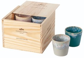Kamionkowe filiżanki zestaw 8 szt. na espresso 210 ml Grespresso – Costa Nova