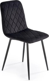 Pikowane krzesło do jadalni K525 Halmar z tkaniny velvetowej