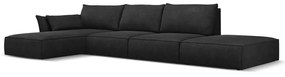 Ciemnoszary narożnik (lewostronny) Vanda – Mazzini Sofas