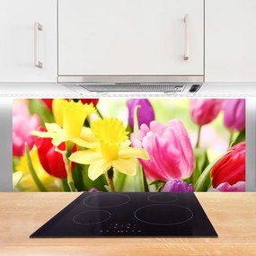 Panel Szklany Romantyczna Natura w Kwiatach