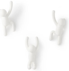 Ścienne plastikowe haczyki zestaw 3 szt. Buddy – Umbra