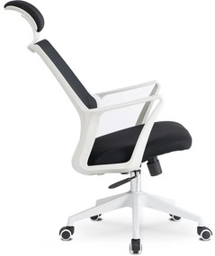 Fotel Biurowy Ergonomiczny Obrotowy FLEX Czarny Nowoczesny