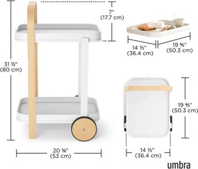 Barek na kółkach 44x53 cm Bellwood – Umbra