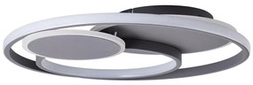 Brilliant - LED Plafon ściemnialny RUNDA LED/50W/230V 3000-6500K czarny + pilot