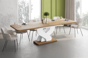 Rozkładany stół do jadalni Bellissima Hubertus dąb / połysk