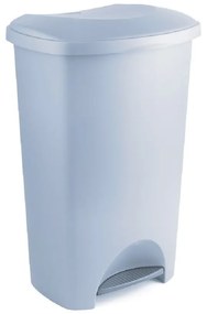 Szary kosz na śmieci na pedał z tworzywa z recyklingu Addis Eco Range, 50 l