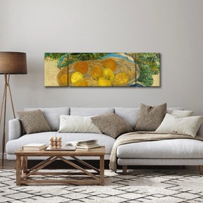 Obraz - Vincent van Gogh, Still Life of  Oranges and Lemons with  Blue Gloves, reprodukcje (170x50 cm)