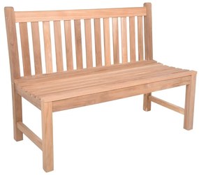 Drewniana ławka ogrodowa w naturalnym kolorze Solo – Garden Pleasure