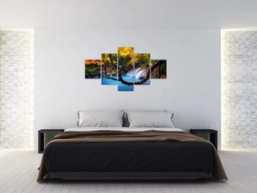 Obraz - Wodospady w Azji (125x70 cm)