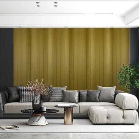 Złoty Panel Ryflowany Na Ścianę I Sufit F0-F23