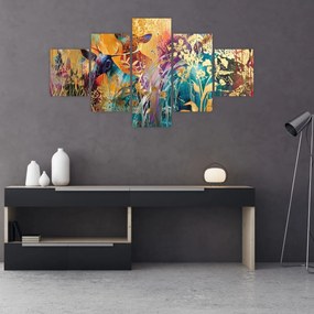Obraz - Abstrakcyjny obraz natury (125x70 cm)