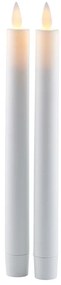 Świeczki LED zestaw 2 szt. na baterie (wysokość 25 cm) Sara Crown – Sirius