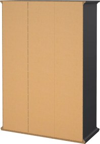 Trzydrzwiowa szafa Paris 3 kolor szary