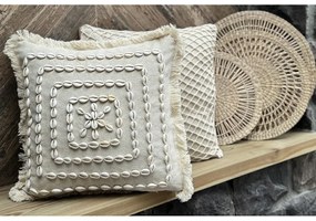 Bawełniana poszewka na poduszkę 43x43 cm Seashells – Mioli Decor