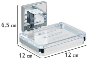 Mydelniczka QUADRO, Vacuum-Loc - stal nierdzewna, WENKO