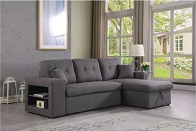 Kanapa narożna rozkładana "Axel" - Szary