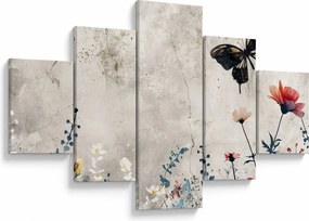 Obraz - Łąka w betonie (125x70 cm)