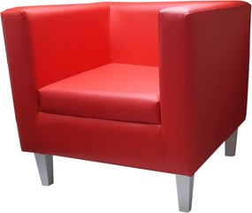 Fotel Monaco tkanina Eko-skóra : Kolor nogi - Biała, Kolor tkaniny - EKO-SKÓRA - 15D, Wysokość nogi - 20 cm