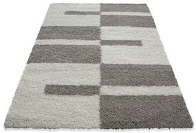 Dywan shaggy Gala beżowo-kremowy 160 cm x 230 cm