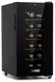 Klarstein Bellevin 49cm 18 Butelek Winiarka Wolnostojąca Czarny