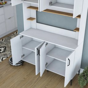 Szafa Jevy Walnut and White