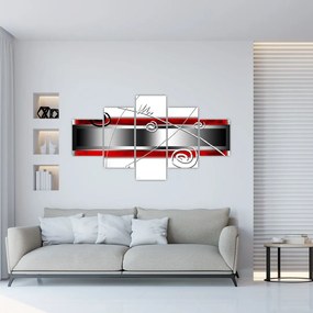 Abstrakcyjny obraz (125x70 cm)