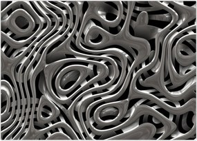 Obraz - Metaliczna abstrakcja (70x50 cm)