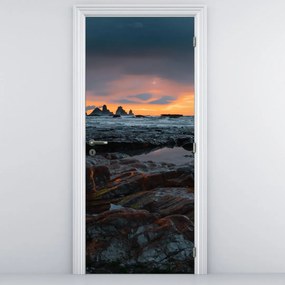 Fototapeta na drzwi - Krajobraz w Nowej Zelandii (95x205cm)