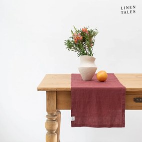 Lniany bieżnik 40x150 cm Marsala – Linen Tales