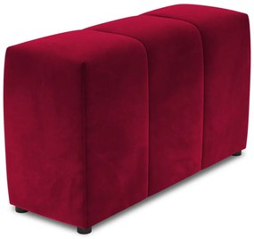 Czerwone aksamitne oparcie do sofy modułowej Rome Velvet – Cosmopolitan Design