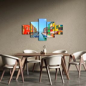 Obraz - Wyspa Burano, Wenecja, Włochy (125x70 cm)