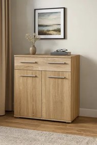 Minimalistyczna komoda Kaloe C6 - dąb sonoma