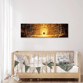 Obraz świetlistego dysku (170x50 cm)