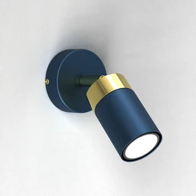 Kinkiet JOKER NAVY BLUE/GOLD 1xGU10, granatowy, kierunkowy