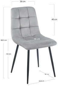 Krzeso Stuhl Velvet