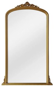 Duże lustro z drewna paulowni - Szer. 120 x Wys.190 cm - Złote - MERRY