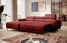 Narożnik CALDO S/MINI Lewostronny z funkcją spania wolnostojąca w tkaninie RUN AGAIN 55 WERSAL