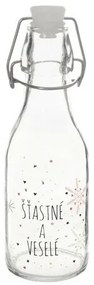 Orion Butelka z klipsem i zamknięciem Vločkaczerwona, 0,16 l, 160 ml