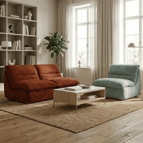 Zestaw Nuvia Living 3-osobowy – czekoladowy i szałwia