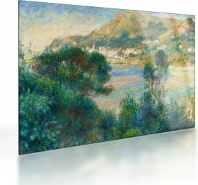 Obraz na szkle - Auguste Renoir, View of Monte Carlo from Cap Martin, reprodukcje (70x50 cm)