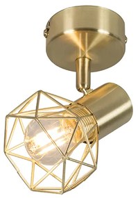 Reflektor art deco mosiądz, regulowany i obracany - Mosh