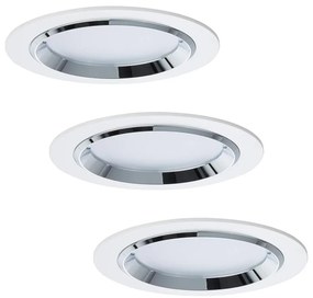Paulmann 92693 - ZESTAW 3xLED/8W Ściemnialna oprawa wpuszczana PREMIUM LINE 230
