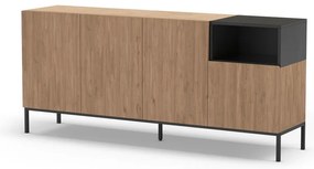 Komoda w naturalnym kolorze 180x80 cm Cailin – Marckeric