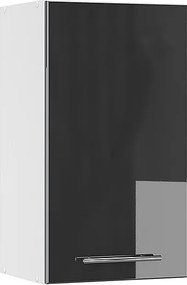 Szafka łazienkowa antracyt wysoki połysk 40x34.1x72 fame-line