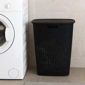 Kosz na pranie z plastiku z recyklingu, 53 l