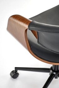 Obrotowe krzesło biurowe ze sklejki giętej Bilbo Halmar