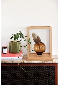 Zestaw 2 zielonych ceramicznych doniczek Hübsch Herb