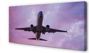 Obraz canvas na ścianę Samolot w Błękitnym Niebie