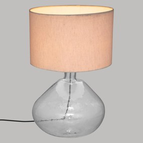 Lampa z materiałowym abażurem Melly, wys. 60 cm