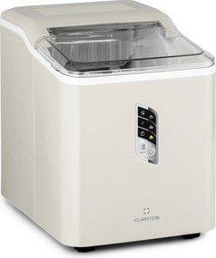 Klarstein Albaron 12kg/24h 0.6L Kostkarka do Lodu Krem